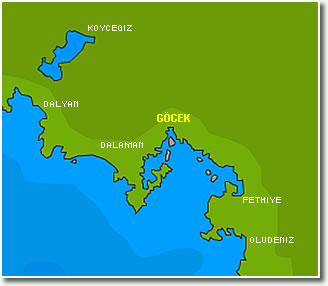 Dalyan'dan Ölüdeniz'e kadar tüm turizm merkezleri yanýbaþýnýzda