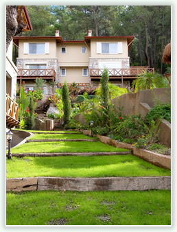 Arazi eðimine uygun olarak inþa edilen villalarýmýz tamamen dað ve doða manzaralý