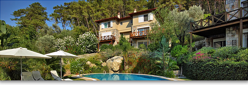 Göcek'te satýlýk 8 adet özel tasarým villa